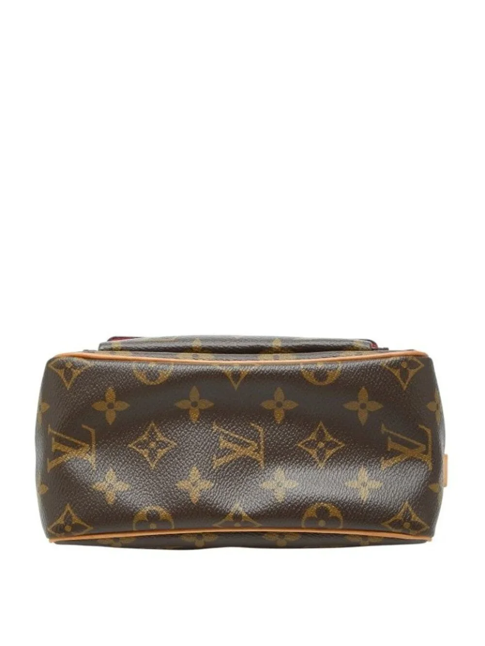 Louis Vuitton Monogram Viva Cite PM Crossbody Shoulder Bag Brown Leather